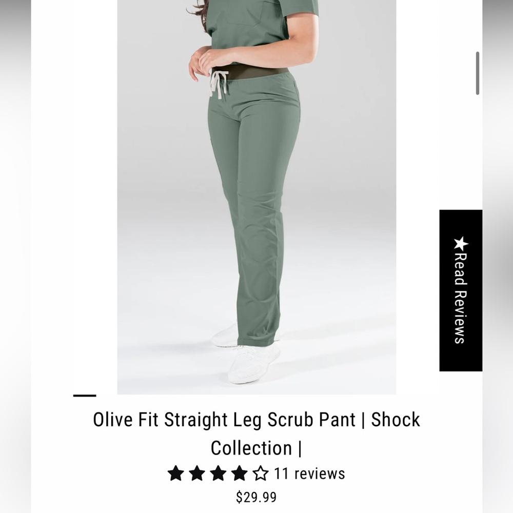 Green code nxt scrub pants - Picture 5 of 5